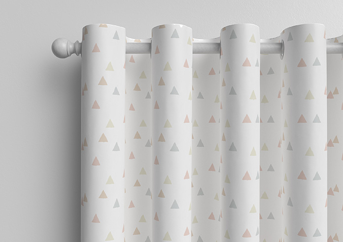 Faceted, Peachy - Made to Measure Curtains - Image 12